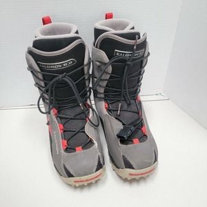 Salomon Symbio + Thermic Fit Snowboard Boots Mens 9.5 Black + Grey